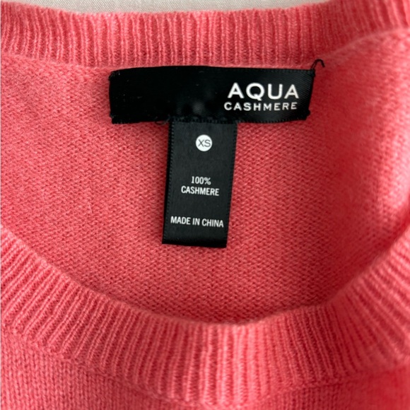 AQUA 100% Cashmere Sweater – XS (Bloomingdale’s Exclusive) - Picture 3 of 4
